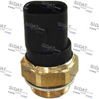 SIDAT 82790 - Color de conector: negro<br>Forma del enchufe: oval<br>Número de enchufes de contacto: 2<br>Ancho de llave: 29 mm<br>Medida de rosca: M22x1,5 mm<br>para OE N°: 1341017<br>para OE N°: 90277288<br>Temperatura de cierre [°C]: 105<br>Temperatura de abertura [°C]: 100<br>Calidad: GENUINE<br>