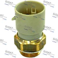 SIDAT 82986 - Color de conector: blanco<br>Forma del enchufe: redondo<br>Punto de desconexión [mm]: 100<br>Número de enchufes de contacto: 3<br>Ancho de llave: 29 mm<br>Punto de conmutación [°C]: 105<br>Medida de rosca: M22x1,5 mm<br>para OE N°: 90339409<br>para OE N°: 21595 6F600<br>Temperatura de cierre [°C]: 95<br>Temperatura de abertura [°C]: 90<br>Calidad: OE EQUIVALENT<br>