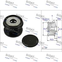 SIDAT 455232 - Rueda libre alternador