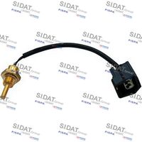 SIDAT 82459 - Color de conector: negro<br>Forma del enchufe: oval<br>Número de enchufes de contacto: 2<br>Tipo de sensor: NTC<br>Longitud de cable [mm]: 140<br>Ancho de llave: 19 mm<br>Medida de rosca: M10x1 mm<br>para OE N°: 3545031<br>para OE N°: 9186486<br>para OE N°: 74 39 186 486<br>Calidad: GENUINE<br>