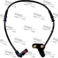 SIDAT 84776 - Lado de montaje: Eje delantero, derecha<br>Número de enchufes de contacto: 2<br>Tipo de sensor: inductivo<br>Longitud de cable [mm]: 503<br>Dinámica de frenado / conducción: para vehículos sin ESP<br>para OE N°: 202 540 24 17<br>Resistencia [kOhm]: 1,1<br>Calidad: GENUINE<br>