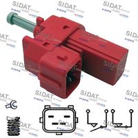 SIDAT 5140041 - Número de enchufes de contacto: 2<br>Tipo de servicio: mecánico<br>para OE N°: 6908895<br>Calidad: OE EQUIVALENT<br>