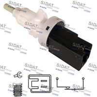 SIDAT 5140054 - Número de enchufes de contacto: 2<br>para artículo nr.: 5.140033A2<br>Ancho de llave: 14<br>Tipo de servicio: mecánico<br>para OE N°: 60814623<br>Calidad: OE EQUIVALENT<br>