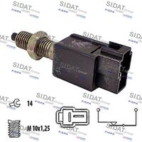 SIDAT 5140060 - Número de enchufes de contacto: 2<br>Ancho de llave: 14<br>Tipo de servicio: mecánico<br>Medida de rosca: M10X1,25<br>para OE N°: 94851307<br>Calidad: GENUINE<br>