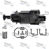 SIDAT 5140077 - Número de enchufes de contacto: 4<br>Tipo de servicio: mecánico<br>para OE N°: 6240157<br>Calidad: GENUINE<br>