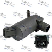 SIDAT 55101 - Equipamiento de vehículo: para vehículos con lavaparabrisas trasero<br>Tensión [V]: 12<br>Tipo de bomba: Bomba doble<br>Versión: .0<br>para fabricante volante: CITROËN<br>para fabricante volante: FIAT<br>para fabricante volante: MERCEDES-BENZ<br>para fabricante volante: NISSAN<br>para fabricante volante: OPEL<br>para fabricante volante: PEUGEOT<br>para fabricante volante: RENAULT<br>