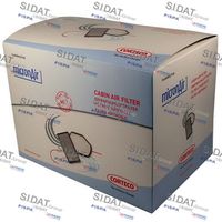 SIDAT MBX284 - Tipo de filtro: Filtro antipolen<br>Altura [mm]: 36<br>Ancho [mm]: 175<br>Longitud [mm]: 283<br>Calidad: GENUINE<br>