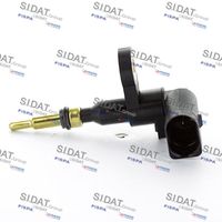 SIDAT 82329 - Código de motor: CLHA<br>Número de enchufes de contacto: 2<br>Forma del enchufe: en forma de d<br>Color: negro<br>Tipo de sensor: NTC<br>para OE N°: 04E 919 501 B<br>