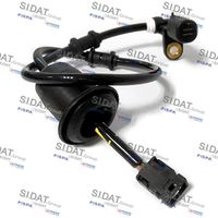 SIDAT 841172 - Lado de montaje: Eje trasero, derecha<br>Número de enchufes de contacto: 2<br>Tipo de sensor: Sensor activo<br>Longitud de cable [mm]: 427<br>Dinámica de frenado / conducción: para vehículos con ESP<br>Ref. artículo dinámica frenado/marcha: no para ASR<br>Calidad: OE EQUIVALENT<br>