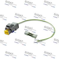 SIDAT 405146 - Longitud de cable [mm]: 180<br>Número de conductores: 2<br>Lado de montaje: interior<br>Cantidad líneas: 2<br>Longitud de cable [mm]: 200<br>Forma del enchufe: Angular<br>Material aislamiento tubería: Silicona<br>Material: CuSn (cobre.estaño)<br>Sección cable [mm²]: 0,5<br>