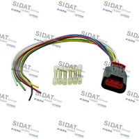 SIDAT 405150 - Longitud de cable [mm]: 250<br>Número de conductores: 636<br>Cantidad líneas: 6<br>Forma del enchufe: oval<br>Material aislamiento tubería: Silicona<br>Material: CuSn (cobre.estaño)<br>Sección cable [mm²]: 0,5<br>