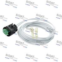 SIDAT 405147 - Longitud de cable [mm]: 1000<br>Número de conductores: 2<br>Cantidad líneas: 2<br>Forma del enchufe: oval<br>Material aislamiento tubería: Silicona<br>Material: CuSn (cobre.estaño)<br>Sección cable [mm²]: 0,5<br>