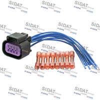 SIDAT 405168 - Sección cable hasta [mm²]: 0,75<br>Sección cable desde [mm²]: 0,50<br>Material aislamiento tubería: Silicona<br>Cantidad líneas: 6<br>Forma del enchufe: Angular<br>Modelo de conector: Conector de retracción<br>Número de conductores: 6<br>Longitud de cable [mm]: 200<br>Material: CuSn (cobre.estaño)<br>Lado de montaje: izquierda<br>Lado de montaje: derecha<br>Calidad: GENUINE<br>