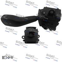 SIDAT 430215 - Función de interruptor combinado: con función de ordenador de a bordo<br>Función de interruptor combinado: Con función de luz de carretera<br>Función de las luces: con luz estática para curvas<br>Número de conexiones: 4<br>Calidad: OE EQUIVALENT<br>