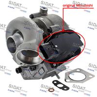 SIDAT 49011 - Tipo de sobrealimentación: Turbocompresor de gases de escape<br>Vehículo con dirección a la izquierda / derecha: para dirección izquierda/derecha<br>Versión: .6<br>para fabricante volante: BMW<br>