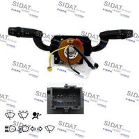 SIDAT 430866 - Equipamiento de vehículo: para vehículos con OBD<br>Tensión [V]: 12<br>Vehículo con dirección a la izquierda / derecha: para vehic. dirección izquierda<br>Función de interruptor combinado: con función de conmutación de luces<br>Función de interruptor combinado: con función de ordenador de a bordo<br>Función de interruptor combinado: con función de luz antiniebla<br>Función de interruptor combinado: con función de intervalo de limpieza<br>Versión: .1<br>para fabricante volante: CITROËN<br>para fabricante volante: PEUGEOT<br>