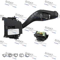 SIDAT 430834 - Equipamiento de vehículo: para vehículos con OBD<br>Tensión [V]: 12<br>Vehículo con dirección a la izquierda / derecha: para vehic. dirección izquierda<br>Función de interruptor combinado: con función de intervalo de limpieza<br>Versión: .1<br>para fabricante volante: FORD<br>