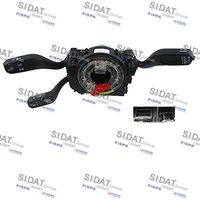 SIDAT 430970 - Función de interruptor combinado: Con función de luz de carretera<br>Función de las luces: con luz estática para curvas<br>Artículo complementario/Información complementaria: Con muelle de arrollamiento de airbag<br>Función de interruptor combinado: con función limpia y lava<br>Función de interruptor combinado: con función de intervalo de limpieza<br>