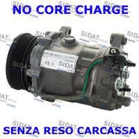 NRF 32065 - Código de motor: AER<br>Restricción de fabricante: SANDEN-EQUIVALENT<br>Artículo complementario / información complementaria 2: con aceite de compresor PAG<br>ID compresor: SD7V16<br>Tensión [V]: 12<br>Agente frigorífico: R 134 a<br>Aceite para compresor: PAG 46<br>Número de canales: 6<br>poleas - Ø [mm]: 120<br>Capacidad aceite [ml]: 135<br>Ø entrada [mm]: 14,7<br>Ø salida [mm]: 11,9<br>ID culata (compresor): VQB / VQD<br>Calidad: OE-EQUIVALENT<br>Forma del enchufe: rectangular<br>Artículo complementario / información complementaria 2: con junta tórica<br>