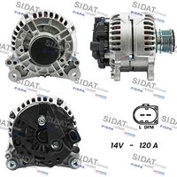 RECOFICIAL 20152911 - Tensión [V]: 12<br>Corriente de carga alternador [A]: 70<br>ID del modelo de conector: CPA0155<br>Número de nervaduras: 6<br>Poleas: con polea para correa poli V<br>Artículo complementario/Información complementaria: con regulador incorporado<br>Versión: .1<br>para fabricante volante: VW<br>