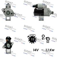 RECOFICIAL 60105541 - Clase de caja de cambios: Transmisión automática<br>Tensión [V]: 12<br>Número de dientes: 11<br>Potencia nominal [kW]: 1,10<br>ID del modelo de conector: CPS0132<br>Sentido de giro: Sentido de giro a la izquierda (antihorario)<br>Versión: .0<br>Cantidad de agujeros de fijación: 2<br>para fabricante volante: AUDI<br>para fabricante volante: SEAT<br>para fabricante volante: SKODA<br>para fabricante volante: VW<br>