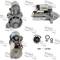 RECOFICIAL 60141141 - Clase de caja de cambios: Transmisión automática<br>Potencia nominal [kW]: 1,4<br>Tensión [V]: 12<br>Diámetro de brida [mm]: 76<br>Número de dientes: 10<br>Sentido de giro: Sentido de giro a la derecha (horario)<br>Pinza: M8<br>ID del modelo de conector: Plug<br>ID del modelo de conector: 0093<br>Cantidad de agujeros de fijación: 3<br>Cant. taladros roscados: 3<br>peso neto [kg]: 3,6<br>