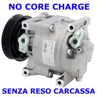 NRF 32466 - nº de motor desde: 3080026<br>poleas - Ø [mm]: 100<br>Capacidad compresor [cc]: 66<br>ID compresor: SCSA06C<br>Aceite para compresor: PAG 46<br>Artículo complementario / información complementaria 2: con aceite de compresor PAG<br>Ø entrada [mm]: 18,3<br>Ø salida [mm]: 15,5<br>Número de canales: 6<br>Número de enchufes de contacto: 2<br>Capacidad aceite [ml]: 80<br>Agente frigorífico: R 134 a<br>Tensión [V]: 12<br>Artículo complementario / información complementaria 2: con acoplamiento magnético<br>Artículo complementario / información complementaria 2: sin diodo<br>