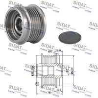 CONTINENTAL CTAM AP9125 - Rueda libre alternador