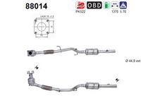 AS 88014 - año construcción hasta: 09/2005<br>Código de motor: BBY<br>Clase de caja de cambios: Transmisión automática<br>Lado de montaje: posterior<br>Longitud [mm]: 1320<br>Peso [kg]: 4,7<br>Equipamiento de vehículo: para vehículos con OBD<br>