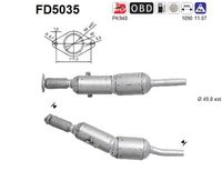 AS FD5035 - Filtro hollín/partículas, sistema escape