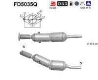 AS FD5035Q - Filtro hollín/partículas, sistema escape