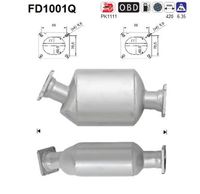 AS FD1001Q - Filtro hollín/partículas, sistema escape