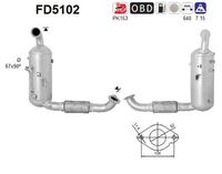 AS FD5102 - Filtro hollín/partículas, sistema escape