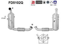 AS FD5102Q - Filtro hollín/partículas, sistema escape