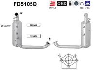 AS FD5105Q - Filtro hollín/partículas, sistema escape