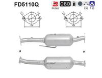 AS FD5110Q - Filtro hollín/partículas, sistema escape