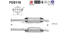 AS FD5119 - Filtro hollín/partículas, sistema escape