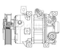 Andel ANC1123 - Compresor, aire acondicionado