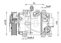 ANDEL ANC1121 - Compresor, aire acondicionado