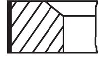 MAHLE 00249V0 - Calibre del cilindro [mm]: 91,5<br>Nº de componente: 1. R 3.0 IF Mo<br>Nº de componente: 2. M 2.0 IF P<br>Nº de componente: 3. DSF 4.0 Cr<br>long. de embalaje [cm]: 19,0<br>Ancho de embalaje [cm]: 19,00<br>h embalaje [cm]: 3,00<br>Peso neto [g]: 68<br>