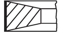 MAHLE 00280N0 - año construcción desde: 07/1994<br>Calibre del cilindro [mm]: 98<br>Nº de componente: 2.5mm 005IWU CRP G13<br>Nº de componente: 2.5mm 008 CK P KV1<br>Nº de componente: 4.0mm 231 CR P GOE13<br>sobremedida [mm]: 0,5<br>