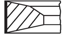 MAHLE 00135N0 - Calibre del cilindro [mm]: 128<br>Nº de componente: 3.0mm 005IWU CR GO13<br>Nº de componente: 3.0mm 008IF GDC ST<br>Nº de componente: 4mm 231LKZ GDC P G13<br>