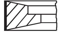 MAHLE 06141N0 - Calibre del cilindro [mm]: 127<br>Nº de componente: 2.385mm 005IW P GO13<br>Nº de componente: 3.5mm 008IW CR P KV1<br>Nº de componente: 4.747mm 231 CRP GO13<br>