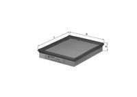 MAHLE LX 119 - Filtro de aire