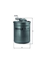 MAHLE KL494 - Filtro combustible