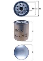 MAHLE KC5 - Filtro combustible