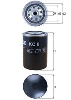 MAHLE KC8 - Filtro combustible