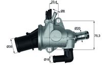 GATES TH27888G1 - Termostato, refrigerante