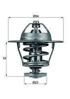 GATES TH22285G1 - Termostato, refrigerante