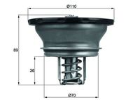 GATES TH51482G1 - Termostato, refrigerante